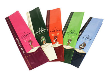 Υγρασία - εμπορικές τσάντες καφέ απόδειξης, προσαρμοσμένο τσάντες λογότυπο καφέ επίπεδων κατώτατων σημείων